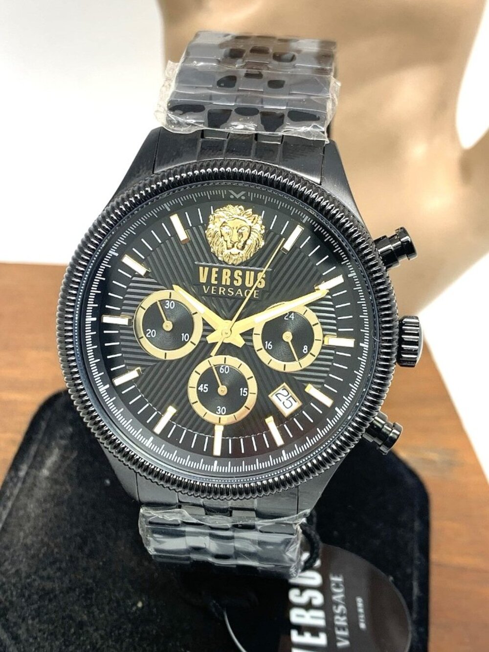 Versus by Versace Men's Watch VSP971221 Chronograph Quartz Black Steel 45mm